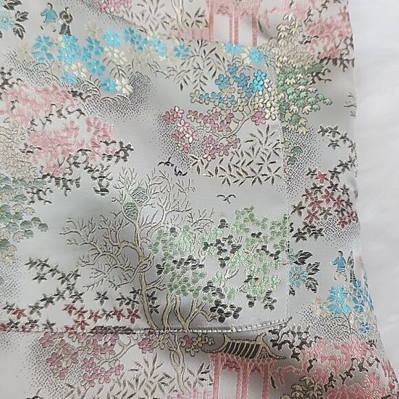 Vintage 40's Shanghi China Spring Blossom Kimono Jacket Dressy - Picture 16 of 16